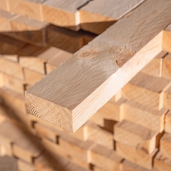 картинка Доска обрезная 50*100*6000мм 1 сорт дисковый распил, естественной влажности ель/сосна от магазина Кубатура