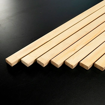 картинка Рейка сращенная для декора стен 20*45*2200мм сосна сорт Экстра (с фаской R3 на углах) от магазина Кубатура