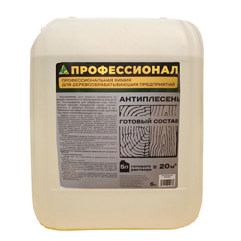 картинка Антисептик ПРОФЕССИОНАЛ АНТИПЛЕСЕНЬ универсальный против грибка и плесени, готовый состав 5л от магазина Кубатура