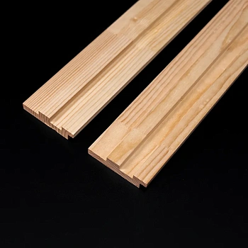 картинка Панель декоративная (вагонка реечная) 21*90*3000мм сосна сорт Прима сращенная от магазина Кубатура