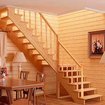 картинка Балясина 50*50*900мм №10 Сосна сорт Экстра сращенная от магазина Кубатура