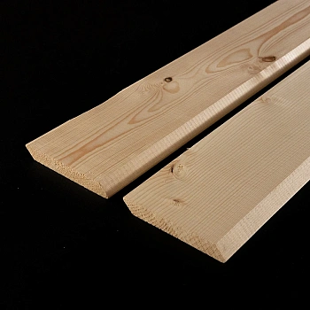 картинка Планкен скошенный 20*145*6000мм сорт АВ Ель 100% от магазина Кубатура