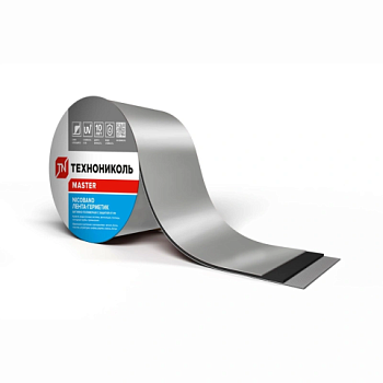 картинка Самоклеящаяся герметизирующая двухсторонняя лента Технониколь Nicoband серебристая 100мм*3м от магазина Кубатура