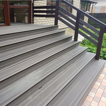 картинка ДПК Ступень полнотелая 22*345*3000мм Венге Техно от магазина Кубатура