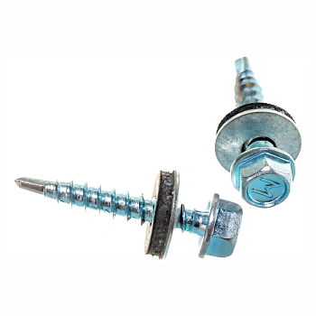 картинка Саморезы кровельные цинк 4,8*29мм металл/дерево от магазина Кубатура