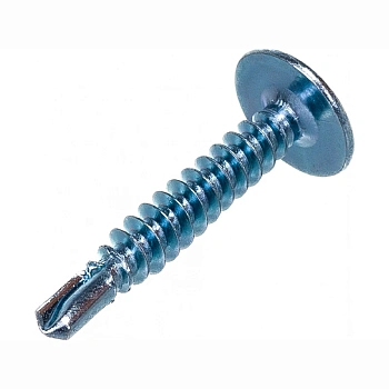 картинка Саморезы по металлу с пресс-шайбой 4.2*25мм оцинкованные от магазина Кубатура