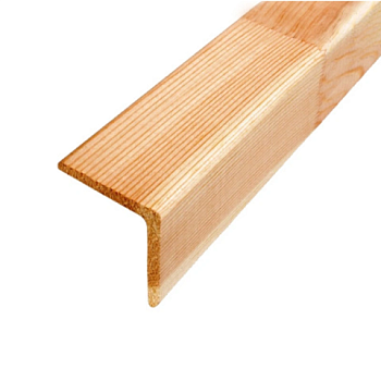 картинка Угол наружный лиственница 40*40*3000мм сорт АВ от магазина Кубатура