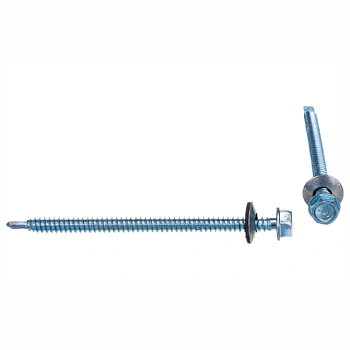 картинка Саморезы кровельные цинк 5,5*102мм металл/металл от магазина Кубатура