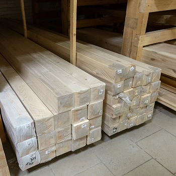 картинка Столб опорный клееный 100*100*3000мм Ель/Сосна сорт АВ от магазина Кубатура