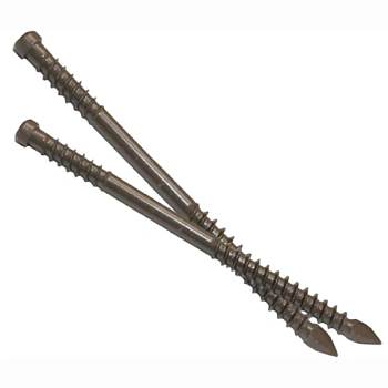 картинка Саморез  для террасной доски потай 5*60мм Тorx15 окрашенный (30шт/уп) от магазина Кубатура