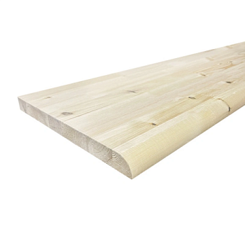 картинка Ступень 30*300*1000мм Ель/Сосна сорт АВ сращенная (с фаской) магазин Кубатура являющийся официальным дистрибьютором в России  картинка Ступень 30*300*1000мм Ель/Сосна сорт АВ сращенная (с фаской) от магазина Кубатура