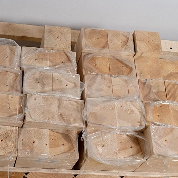 картинка Столб начальный 80*80*1200мм №30 Сосна сорт Экстра сращенный от магазина Кубатура