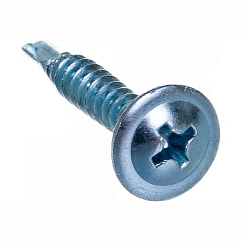картинка Саморезы по металлу с пресс-шайбой 4.2*25мм оцинкованные от магазина Кубатура
