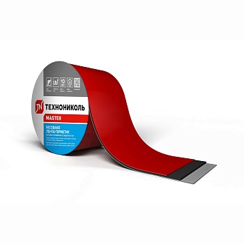 картинка Самоклеящаяся герметизирующая двухсторонняя лента Технониколь Nicoband красная 100мм*3м от магазина Кубатура