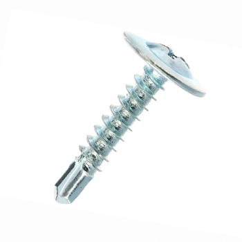 картинка Саморезы по металлу с пресс-шайбой 4.2*19мм оцинкованные от магазина Кубатура