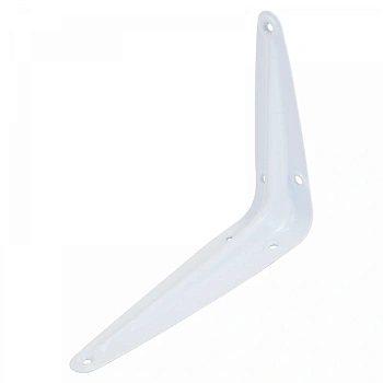 картинка Уголок-кронштейн 100*125мм белый от магазина Кубатура