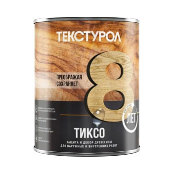 картинка Текстурол ТИКСО Бесцветный 1л деревозащитное средство от магазина Кубатура