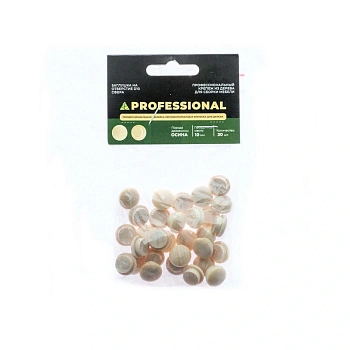 картинка Заглушка на отверстие ПРОФЕССИОНАЛ сфера D10мм осина (30шт/уп) от магазина Кубатура