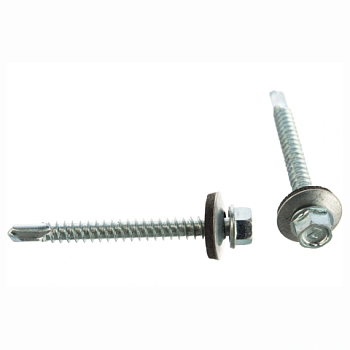 картинка Саморезы кровельные цинк 5,5*51мм металл/металл от магазина Кубатура