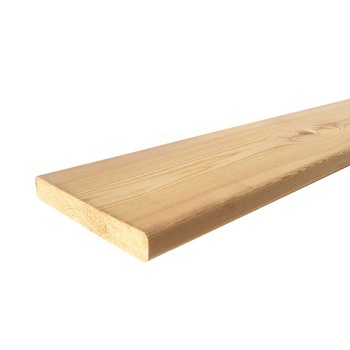 картинка Планкен прямой 20*140*1500мм сорт АВ лиственница (7шт/уп) от магазина Кубатура