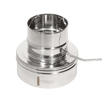 картинка Шибер-переход моно/термо D115/200 нерж.сталь 430-0.8/0.5мм от магазина Кубатура