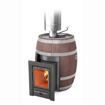 картинка Печь банная паровая Скоропарка 2012 inox Люмина Баррель палисандр от магазина Кубатура