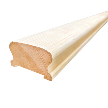 картинка Поручень 45*75*2000мм Сосна сорт Экстра под балясину 50мм от магазина Кубатура