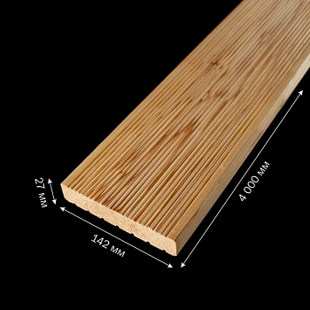 картинка Террасная доска Вельвет 27*142*4000мм сорт А лиственница от магазина Кубатура