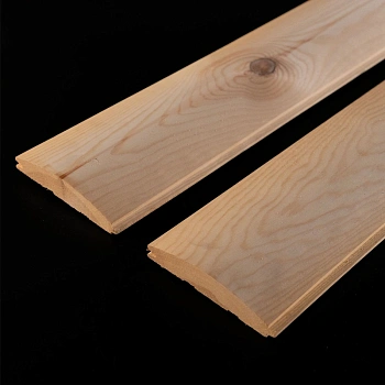 картинка Блок-хаус ель/сосна 27*142(135)*6000мм сорт АВ Архангельск от магазина Кубатура