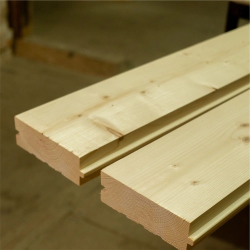 картинка Доска пола шпунтованная ель/сосна 45*145(136)*1000мм сорт АВ от магазина Кубатура