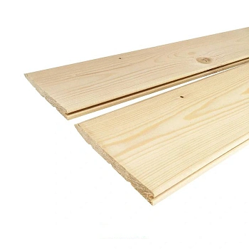 картинка Вагонка штиль ель/сосна 12,5*96(90)*3000мм сорт АВ Киров (10шт/уп) от магазина Кубатура