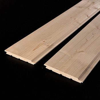 картинка Имитация бруса ИжПрофиль Ель 17*172(152)*1000мм сорт АВ увеличенный шип 20мм от магазина Кубатура