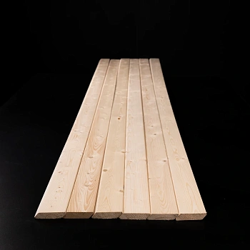 картинка Планкен скошенный 20*95*3000мм сорт АВ ель/сосна от магазина Кубатура