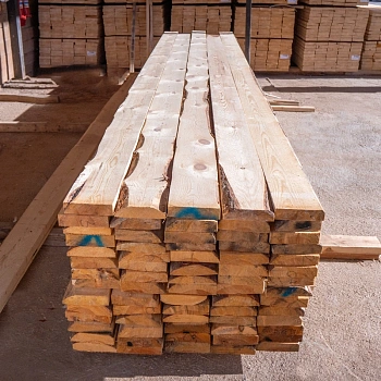 картинка Доска обрезная камерной сушки 50*200*6000мм ель/сосна 3-4 сорт дисковый распил (10-18%) от магазина Кубатура