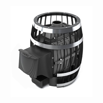 картинка Печь банная сетка Саяны Cast с дверцей антрацит (камни 90кг/до 18м³) от магазина Кубатура