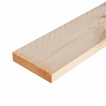 картинка Доска обрезная 25*150*6000мм естественной влажности 1 сорт дисковый распил ель/сосна от магазина Кубатура
