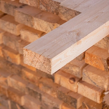 картинка Доска обрезная 50*100*3000мм 3-4 сорт ТУ естественной влажности хвойные породы от магазина Кубатура