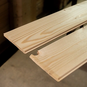 картинка Имитация бруса ель/сосна 12,5*142(135)*1000мм сорт С Киров от магазина Кубатура