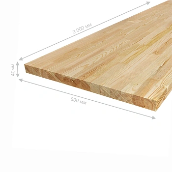 картинка Площадка 40*800*3000мм Сосна сорт Экстра сращенная от магазина Кубатура