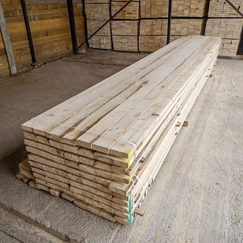картинка Доска обрезная 50*150*3000мм 3-4 сорт ТУ естественной влажности хвойные породы от магазина Кубатура
