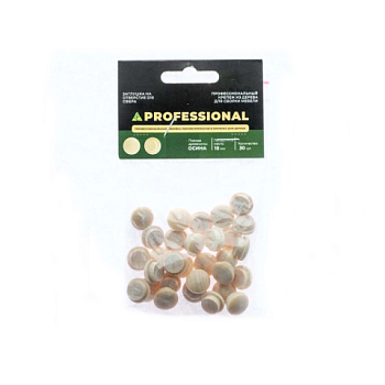 картинка Заглушка на отверстие ПРОФЕССИОНАЛ сфера D10мм осина (30шт/уп) от магазина Кубатура