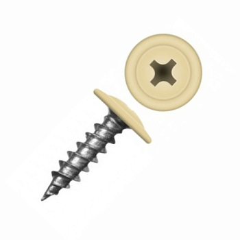 картинка Саморезы с прессшайбой 4.2*19мм RAL 1014 слоновая кость от магазина Кубатура