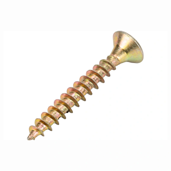 картинка Саморезы универсальные 4*30мм желтый цинк от магазина Кубатура