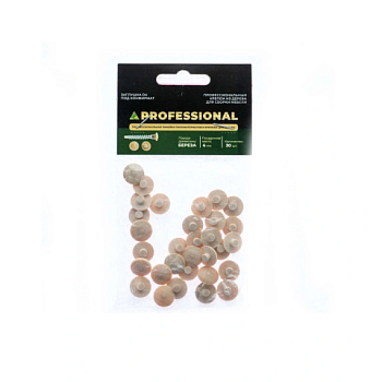 картинка Заглушка под конфирмат ПРОФЕССИОНАЛ D4мм береза (30шт/уп) от магазина Кубатура