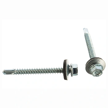 картинка Саморезы кровельные цинк 5,5*51мм металл/металл от магазина Кубатура