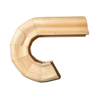 картинка Окончание к поручню 45*65мм Сосна сорт Экстра сращенное от магазина Кубатура