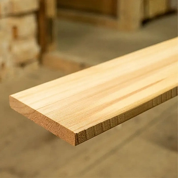 картинка Планкен прямой 20*140*6000мм сорт АВ лиственница от магазина Кубатура
