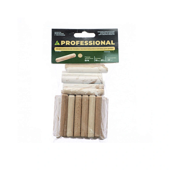 картинка Шкант мебельный ПРОФЕССИОНАЛ 10*60мм бук (40шт/уп) от магазина Кубатура