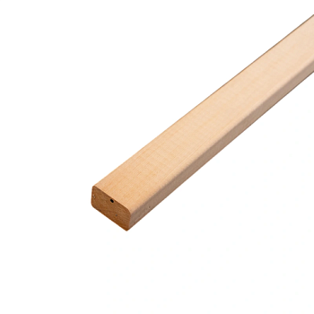 картинка Рейка сращенная для декора стен 20*30*2500мм сосна сорт Экстра (с фаской R3 на углах) от магазина Кубатура
