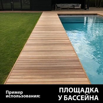 картинка Палубная доска 28*120*4000мм сорт А лиственница от магазина Кубатура